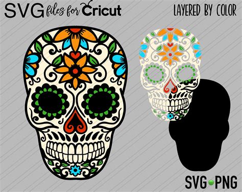 Download 847+ Sugar Skull SVG for Cricut Creativefabrica